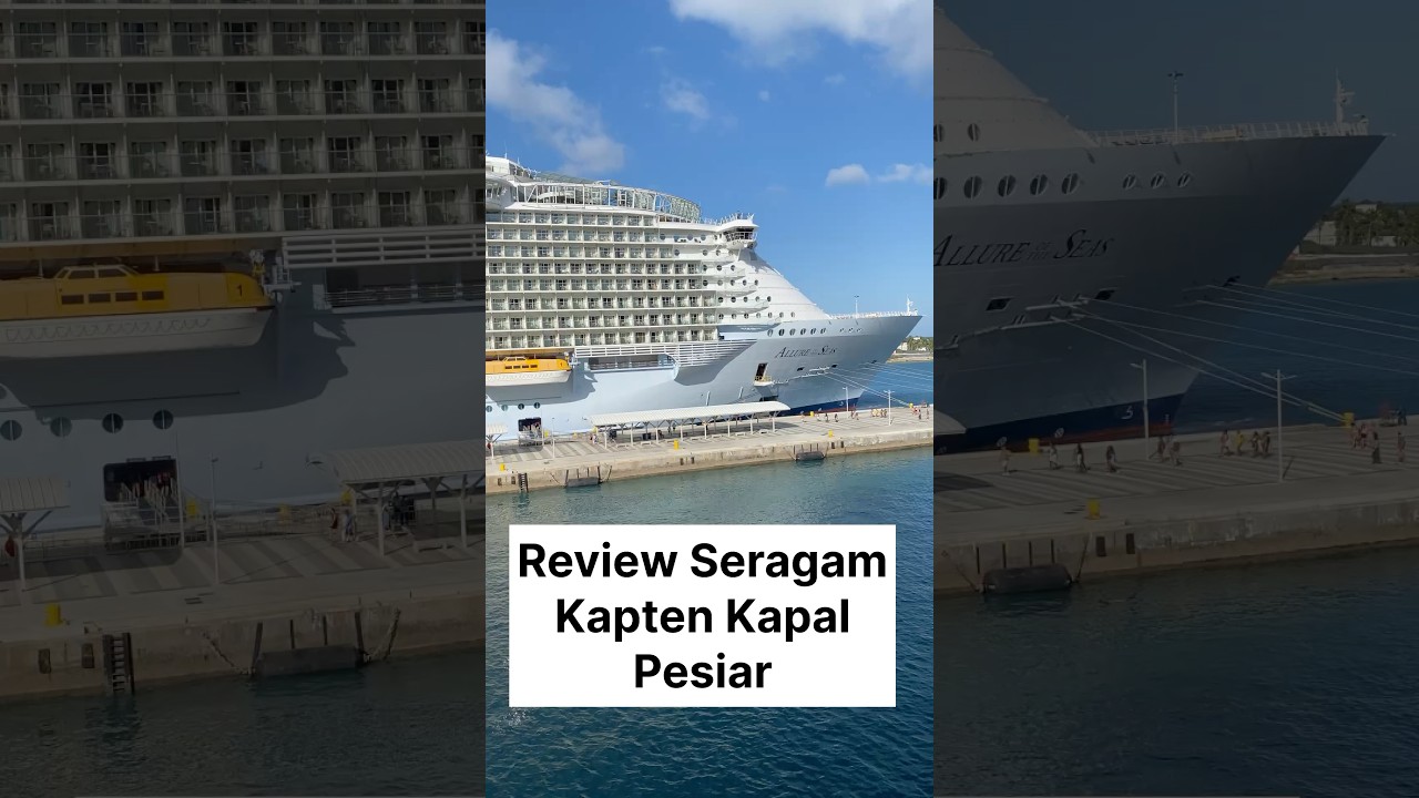 Spill Seragam Kapten Kapal Pesiar #kapalpesiar