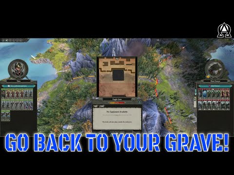 EAGLE GATE SIEGE DEFENSE! VAMPIRE COAST VS HIGH ELVES