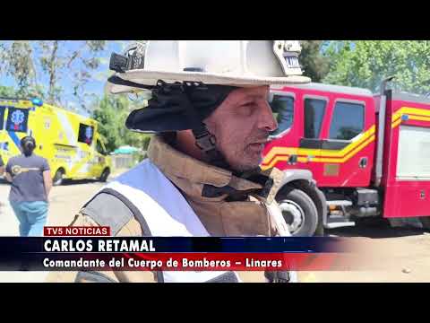 PREOCUPACIÓN POR INCENDIO ESTRUCTURAL EN SECTOR SUR DE LINARES
