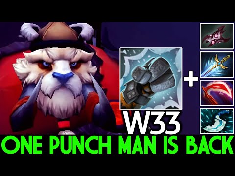 W33 [Tusk] One Punch Man is Back Armlet Build One Hit Kill Dota 2