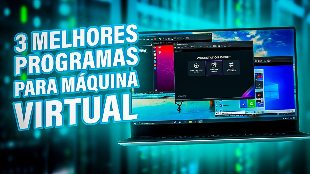 O QUE É VIRTUALIZAÇÃO? Os 3 MELHORES programas para MÁQUINA VIRTUAL  | Penso Tecnologia