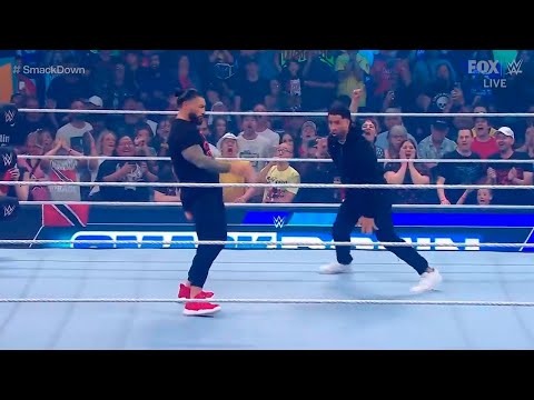 Jey Uso attacks Roman Reigns and leaves WWE - WWE SmackDown 11/8/2023