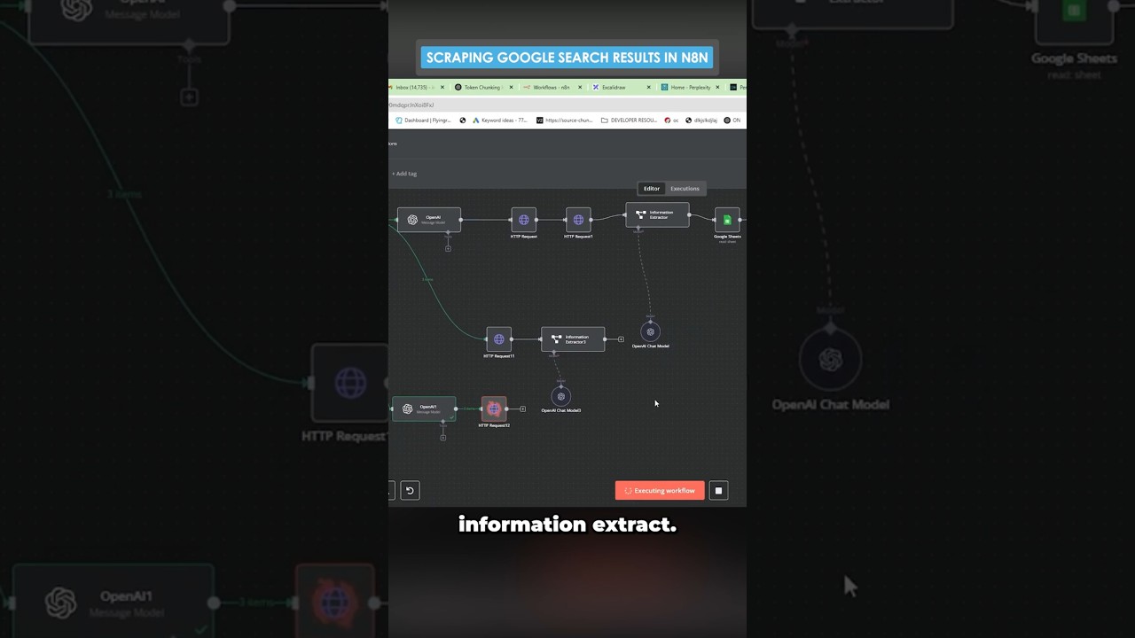 Scraping Google Search Results in n8n #seotool #webscraping #google