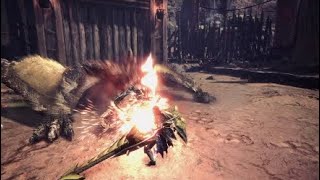 【MHWI】雷たんの殴りガンランスで一狩りVSティガレックス亜種【黒轟竜は傷つかない】【モンハンワールド：アイスボーン】