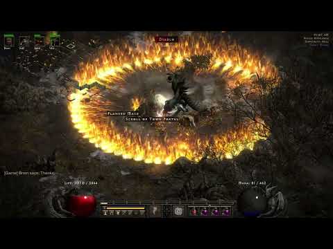 D2R: Wind Druid vs Uber Diablo