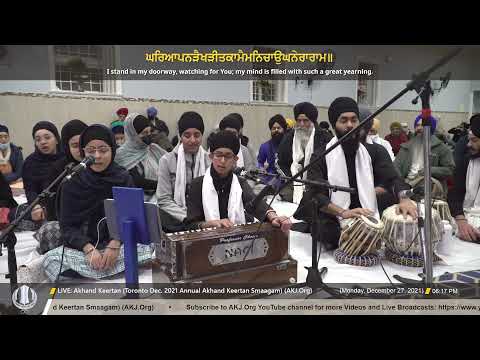 034 Bibi Pehar Kaur Jee Toronto Monday Evening Toronto Dec 2021 Annual Akhand Keertan Smaagam