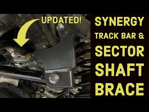 Updated Synergy Track Bar and Sector Shaft Brace - JL / JT