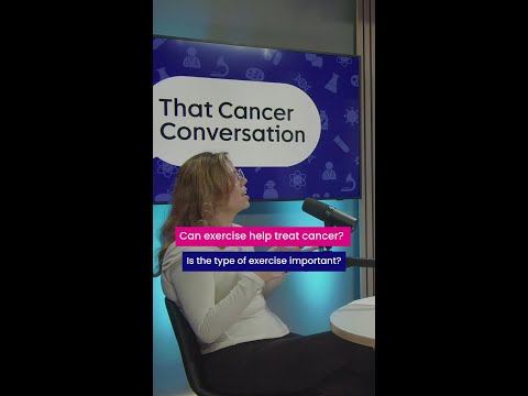 Can exercise help treat cancer? | That Cancer Conversation #podcast #exercise #science #research