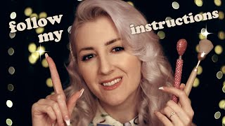 ASMR Follow My Instructions - Focus on Me (for sleep)