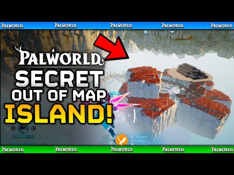 Secret Out Of Map ISLAND / Insane Base Spot Location - Palworld Feybreak Best Base Build Spot Guide