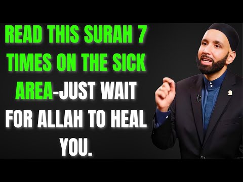THE DUA OUR PROPHET ﷺ RECOMMENDED TO HEAL ILLNESSES - D.R OMAR SULEIMAN
