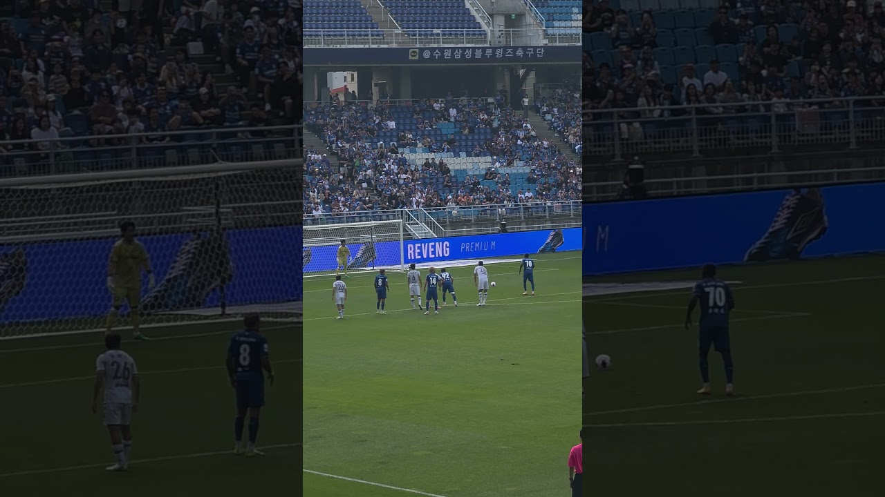 2026 K리그2 28R 안산전 루이스 두번째 골 장면 #축구 #루이스 #수원삼성 #soccer #k리그2