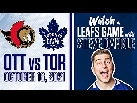 Watch Ottawa Senators vs. Toronto Maple Leafs LIVE w/ Steve Dangle