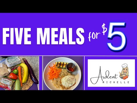 5 MEALS for 5 Dollars | EXTREME GROCERY BUDGET CHALLENGE