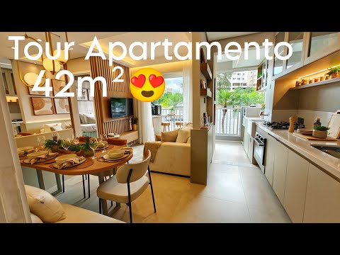 💫42M² APARTMENT TOUR - DECORATED MODEL APARTMENT TOUR - INTEGRATED BALCONY APARTMENT