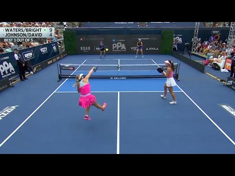2023 PPA Atlanta Open - Bright/Waters vs. Johnson/David - Match Highlights - Women's Doubles Finals