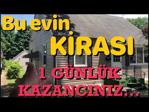 AMERİKADA HER EYALET PAHALI DEĞİLDİR!! 350$ KİRA ÖDEMEK!!! 65K EV ALMAK!!!!