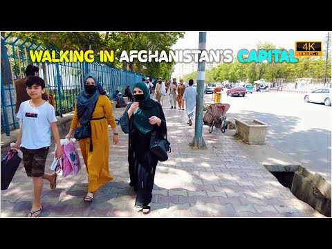 4K Walking in Afghanistan's Capital Kabul | ULTRA HD