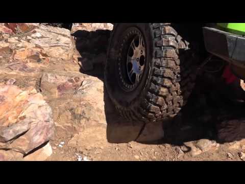 Jeep 4x4 School Tests the new Falken WildPeak M/T tire Ascending steep ledges