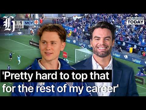 Thumbnail for 'Pretty hard to top that for the rest of my career': New Auckland FC hero | Ryan Bridge TODAY