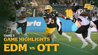 Game Highlights: Week 6 | Edmonton Elks vs Ottawa REDBLACKS | 07.09.26