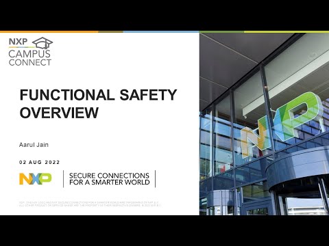 NXP Campus Connect 02 Aug 2022 Functional Safety Overview