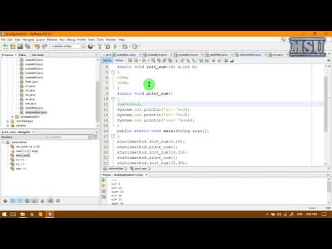 Java Class 8 Static Method