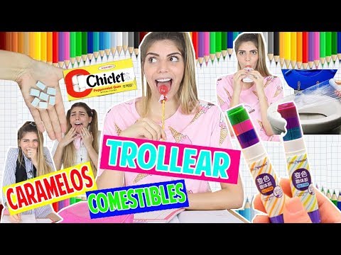 TRUCOS para TROLLEAR a tu PROFESOR ¡ÚTILES ESCOLARES COMESTIBLES!│ Magic Armarium