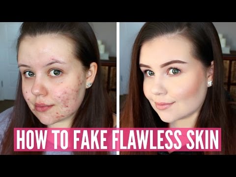 HOW TO FAKE FLAWLESS SKIN | In-Depth Acne Foundation Routine