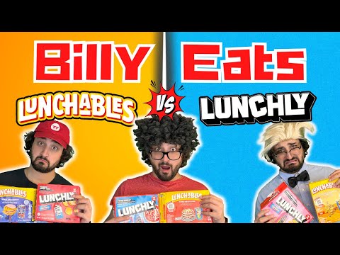BILLY EATS: Lunchables vs Lunchly!