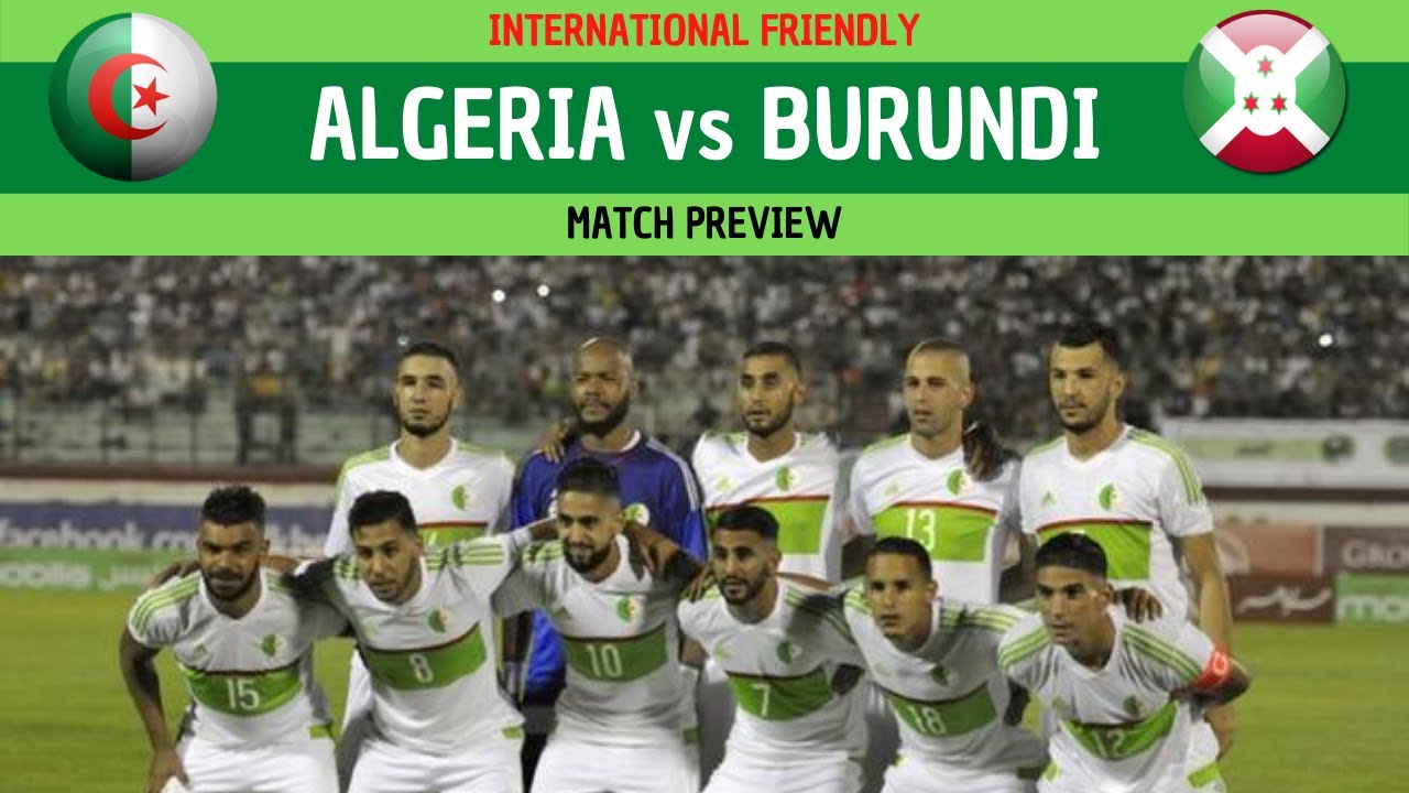 <h1 class=title>ALGERIA vs BURUNDI | First test in Doha ahead of 2019 Africa Cup of Nations!</h1>