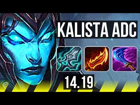KALISTA & Janna vs JHIN & Soraka (ADC) | 12/1/4, 500+ games, Dominating | EUW Challenger | 14.19