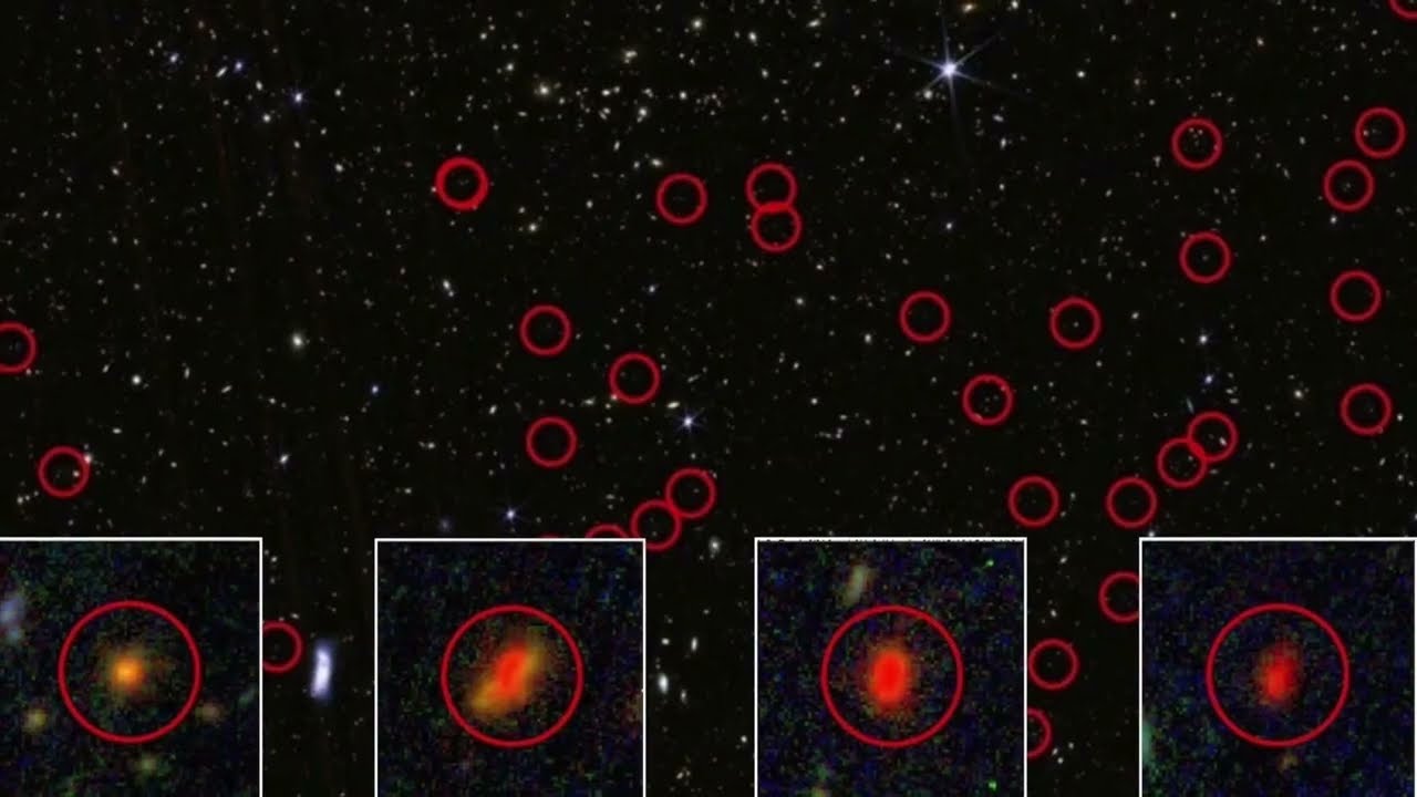 El Telescopio James Webb descubre 300 objetos misteriosamente luminosos ¿Son galaxias o algo mas?