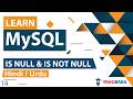 MySQL IS NULL IS NOT NULL Tutorial In Hindi Urdu