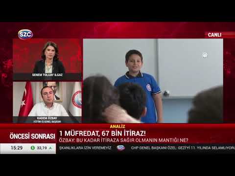 Genel Başkanımız Kadem Özbay, Sözcü Televizyonu`nda yayınlanan Öncesi Sonrası programında gazeteci Senem Ilgaz`ın canlı yayın konuğu oldu. Genel Başkanımız Kadem Özbay, eğitimde şiddet ve yeni müfredat ile ilgili canlı yayında açıklamalarda bulundu. 