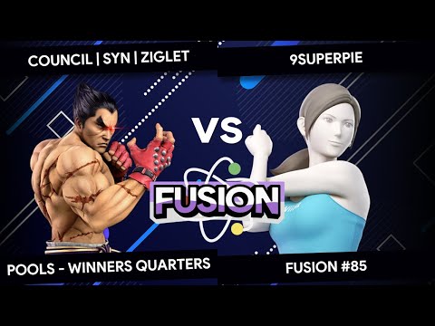 Fusion #85 - Ziglet (Kazuya) vs 9SuperPie (Wii Fit Trainer) - Pools - Winners Quarters