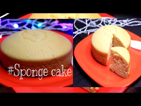 #spongecake #cake vanilla sponge cake | cotton soft cake recipe | kub sahog upaya oven chara cake |