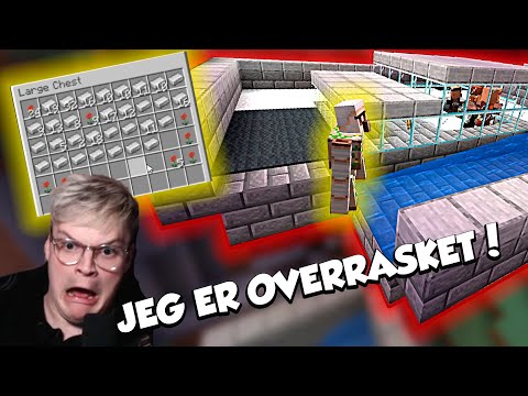 LOOT FRA 1 TIME I MIN IRON FARM - Minecraft: Ep 46