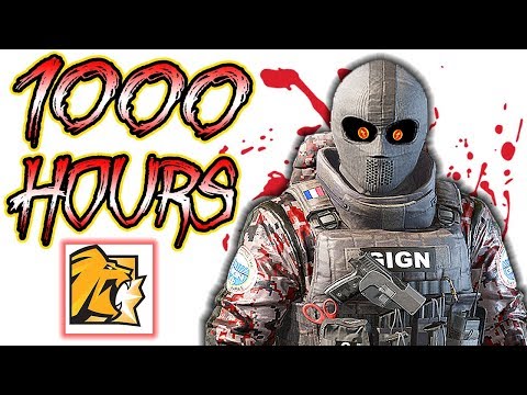 What 1000 HOURS of LION Experience Looks Like - Rainbow Six Siege