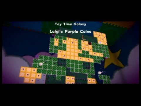 Super Mario Galaxy: Toy Time Galaxy - Luigi's Purple Coins