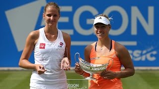 2015 Aegon Classic Birmingham Final WTA Highlights | Angelique Kerber vs Karolina Pliskova