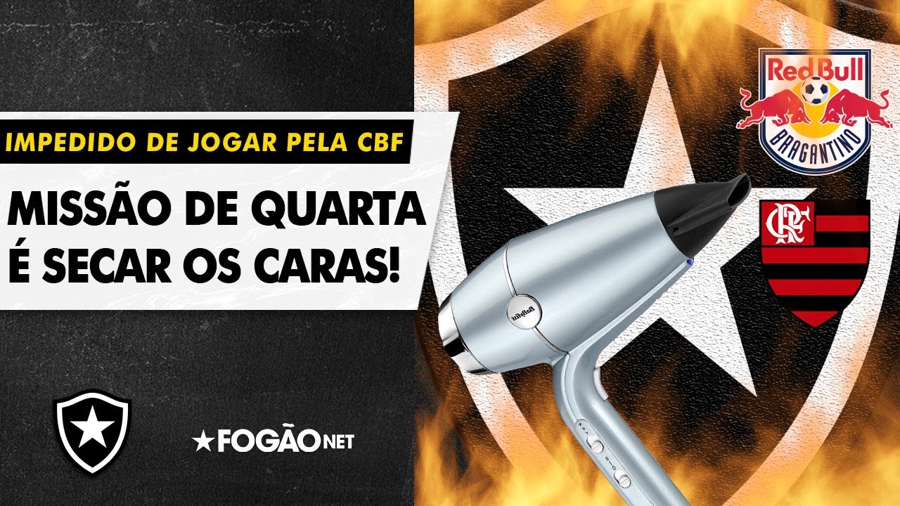VÍDEO | Impedido de jogar, Botafogo só poderá secar nessa rodada do Brasileirão
