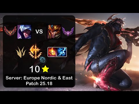Talon Jungle vs Jarvan IV - EUNE GrandMaster - Patch 25.18