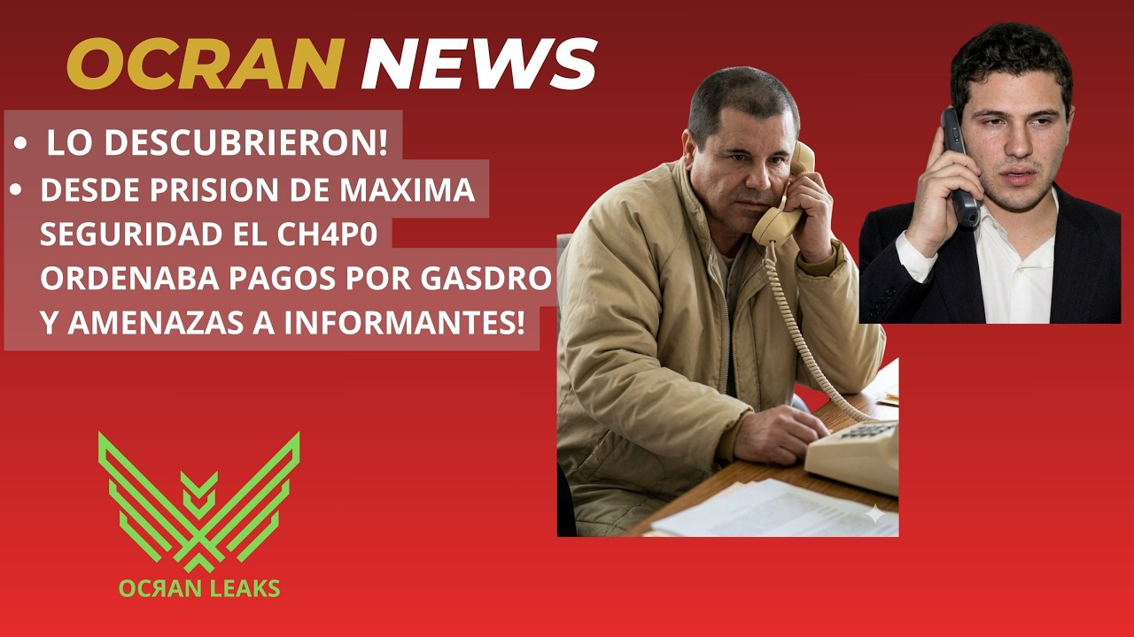 Desde Pr!si0n en Colorado, El CH4P0 ordenaba a sus hijos pagos y 4menazas a informantes!