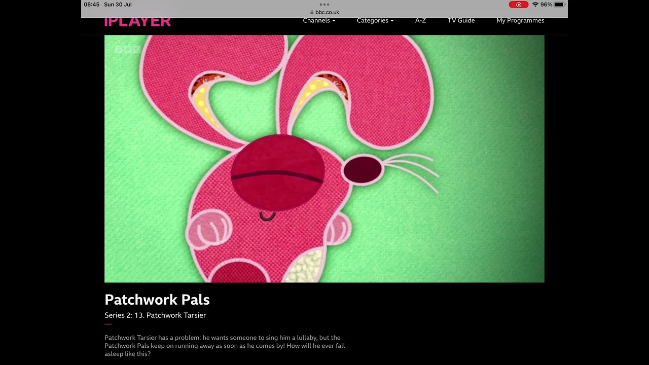 Patchwork Pals tarsier