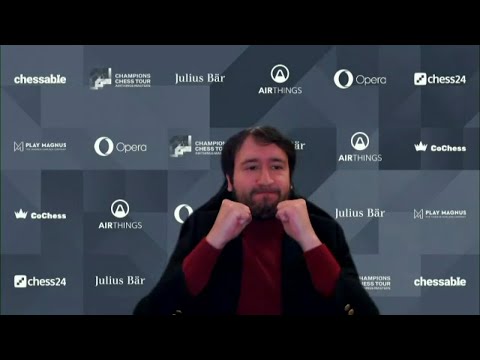 Teimour Radjabov: "Sometimes I can get emotional as well!" | Airthings Masters winner interview