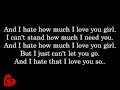 Rihanna ft ne-yo hate that i love you lyrics 