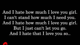 Rihanna ft Ne-Yo - hate that I love you lyrics