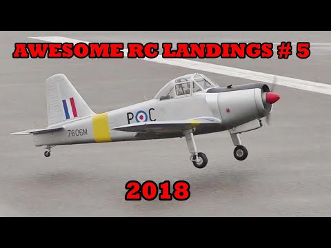 "AWESOME RC LANDINGS" - WW2 BOMBERS & TRANSPORT ETC # 5 - 2018