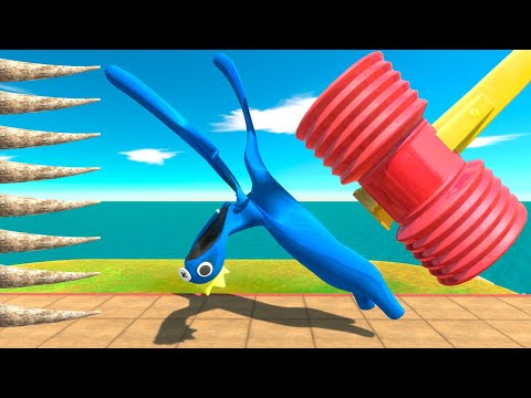Monsters vs Rubber Hammer & Bone Spikes - Animal Revolt Battle Simulator